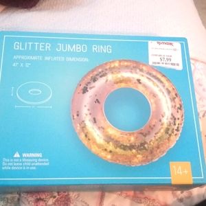 Jumbo glitter swim tube